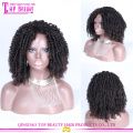 Moda Escolha Indiano Cabelo Kinky Curly Full Lace Wig 100 Cabelo Humano